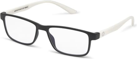 Nordic Vision NPBG Västervik Leesbril +2.00 - Zwart frame, witte temples