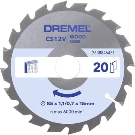 Dremel CS500 85mm 2608846431 Cirkelzaagblad 85 mm 1 stuk(s)