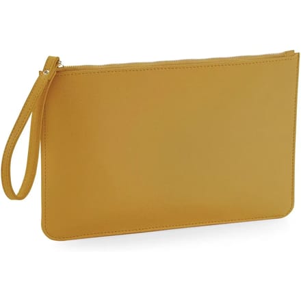 Boutique Accessory Pouch soft mosterd geel handtasje