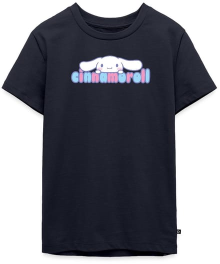 Cinnamoroll Gluurt Over De Letters Premium T-Shirt Tiener