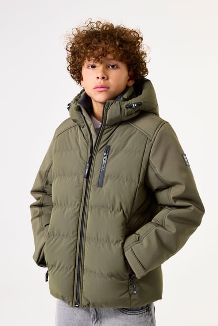 Softshell jas met capuchon kind Garcia