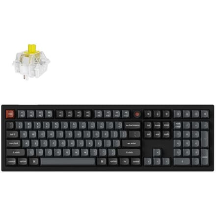 Keychron V6 8K banana toetsenbord