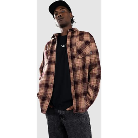 Blue Tomato Flannel Over Shirt bruin