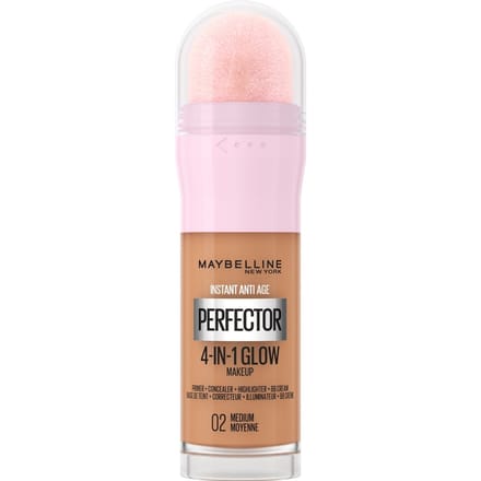 Maybelline Instant Anti Age Perfector 4-in-1 Glow Primer, Concealer, Highlighter, BB Cream 20 ml (Verschillende Tinten) - Medium
