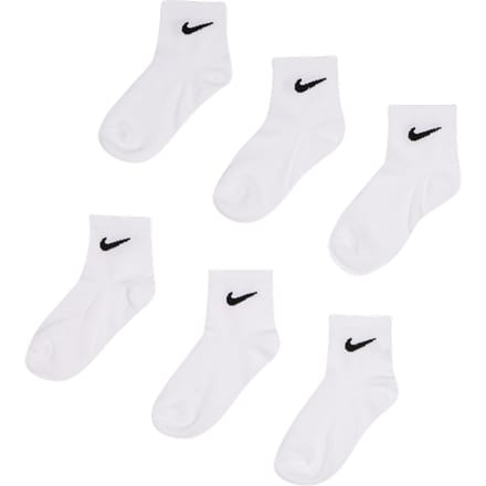 Nike Kids Sokken Unisex - Wit - Maat 27 - 35 - Poly Jersey