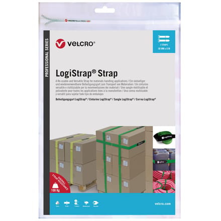 VELCRO® VELCRO - Logistrap x 2 St. Grün VEL-PS20025 Klittenbandriem Groen 1 stuk(s)