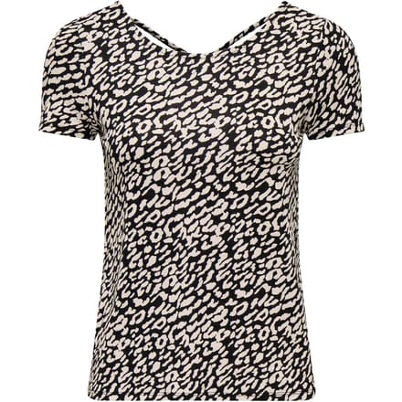 Regular fit t-shirt van viscosemix model 'BERA'