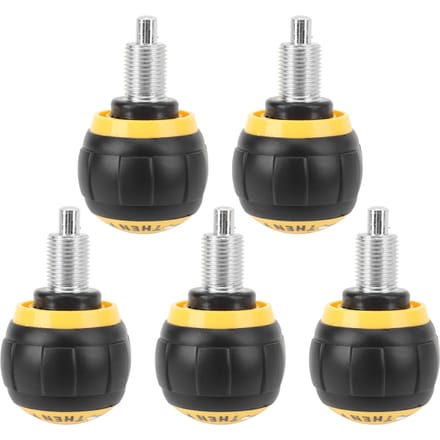 5 STUKS Trekpen Veerknop IJzer Plastic Universeel Hometrainer Verstelknop Vervangingsonderdelen black