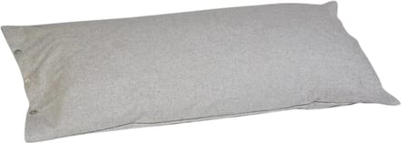 Yumeko kussensloop flanel lichtgrijs 40x80 - Biologisch & ecologisch - 1 stuk