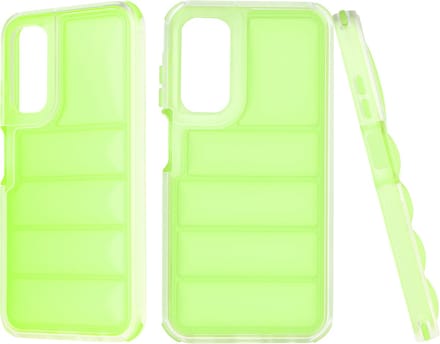 Hoesje geschikt voor Samsung Galaxy A25 - Techsuit Wave Shield Shockproof Hard Case Back Cover - Groen