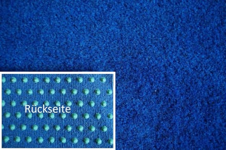 Zacht Kunstgras Premium Blauw Velours Meterware Drainage