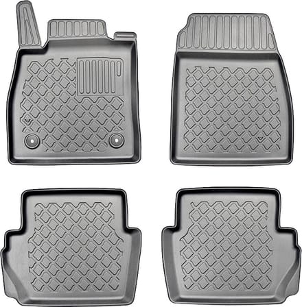 3D Automatten voor Ford Fiesta (vanaf 2017) en Ford Puma (vanaf 2019-) - 4-delig - TPE-Rubber