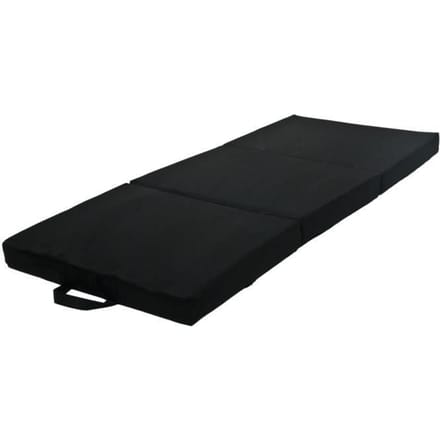 Matelas matelas pliable invité 200x120x10 cm noir