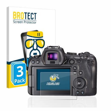 Screenprotector 3 Stuks voor Canon EOS R6 Beschermglas transparant