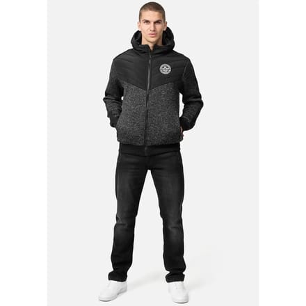 Lonsdale Bunacaimb Jas Zwart M Vrouw