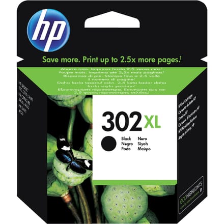 HP Inktcartridge 302XL (F6U68AE) Zwart Hoge capaciteit