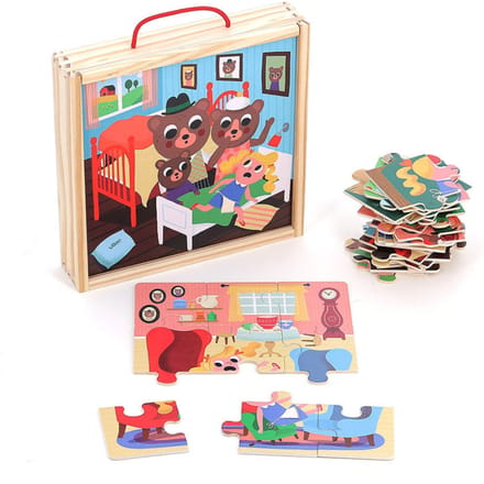 VILAC 4 puzzels Goudlokje 2 jr+