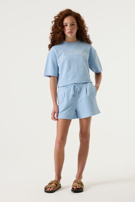 GARCIA Meisjes Effen Shorts Blauw