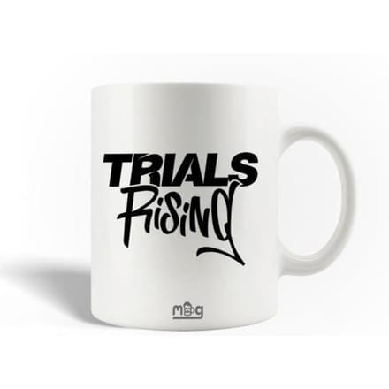Mug - MANIACASE - Trials Rising - Céramique - Noir - 30cl - Compatible lave-vaisselle