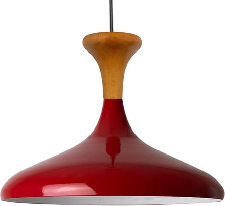 Bamyum Champion Træ Hanger, 35 cm Hanglamp Metaal E27 Scandinavische Rood Hanglamp