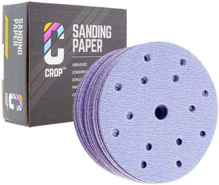 CROP Purple Ceramic Schuurschijf 150mm korrel 80 - 50 stuks