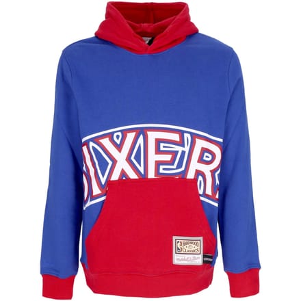 Herenhoodie Nba Big Face Hoodie 5.0 Hardwood Classics Phi76e Blauw