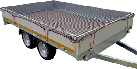 Premium aanhangernet - maasnet - 470x250 cm - inclusief elastiek rondom - UV bestendig