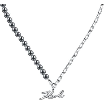 Karl Lagerfeld - KLAYR02 - Ketting - Dames - PEARL - 40+5 cm