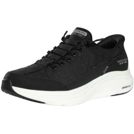 Skechers CONTOUR FOAM - COZY FIT Heren Instappers - Zwart / Wit