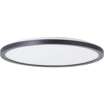 Aquavive - plafondlamp Nera - zwart - ⌀29,4cm 17,5W