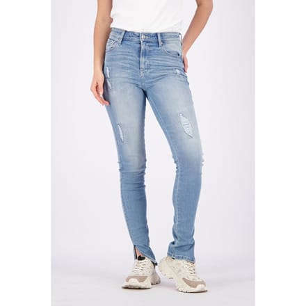 RAIZZED Blossom Split Jeans Vintage Blue Maat: W34L30 | Slim Jeans Outlet | Dames | Blauw