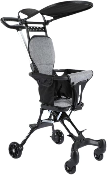 Lichte Kinderwagen - Draagbare Buggy - Reizen met Kinderen - Compact Opvouwbaar - 50 x 44 x 18 cm - Zwart