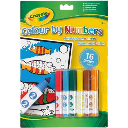 Kleurboek Crayola Colour by Numbers