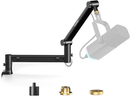 Verstelbare Mikrofoon Arm voor Desktop - Geschikt voor Diverse Microfoons zoals Blue Yeti, HyperX QuadCast, en meer