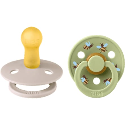 BIBS Studio Colour 2 PACK Bumblebee Latex Size 2 Mushroom Mix 2 st