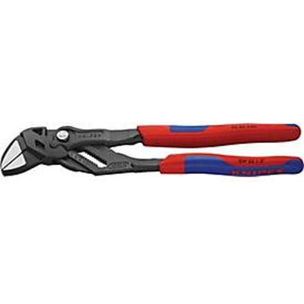 Knipex Sleuteltang tang en schroefsleutel in één gereedschap 180 mm meercomponenten-grepen