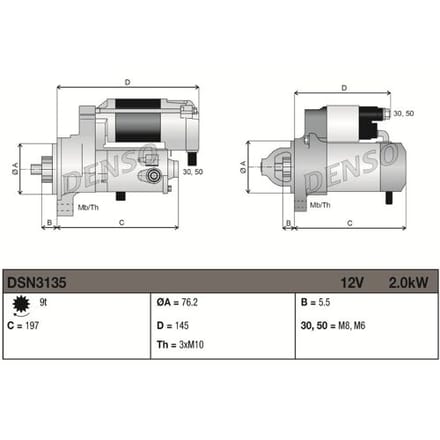 Starter DENSO DSN3135