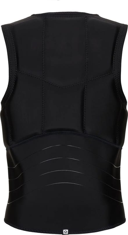 2025 Mystic Heren Star Front Zip Kite Impact Vest - Black
