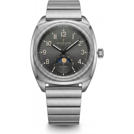 Jacob Zech - Heren Horloge Palermo - Zilver