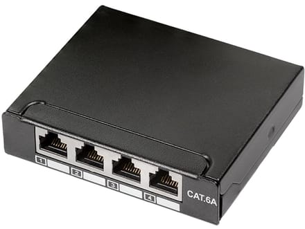 LOGILINK CAT.6A Mini verdeler NP0088 4-poorts