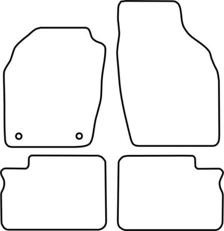 Automatten | Mattenset Opel Agila - A modellen - 2002 - 2004