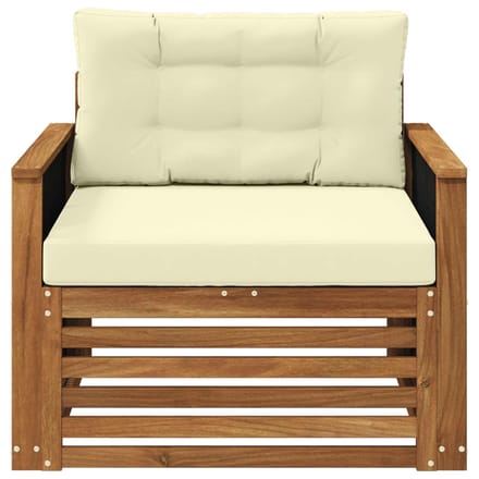vidaXL - Buiten - Midden - Sofa - Naturel