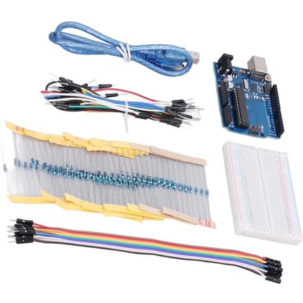 Basis Starter Kit PCB Metaal Beginners Elektronische Componenten met Gratis PDF Tutorial Compatibel voor R3