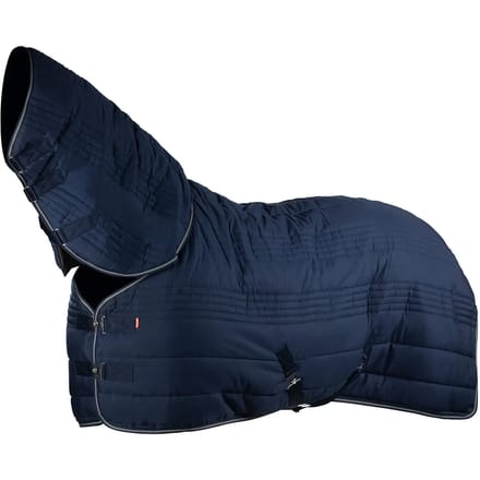 Horze Kingsley Combo Staldeken met hals, 300 grams, Dark Navy,