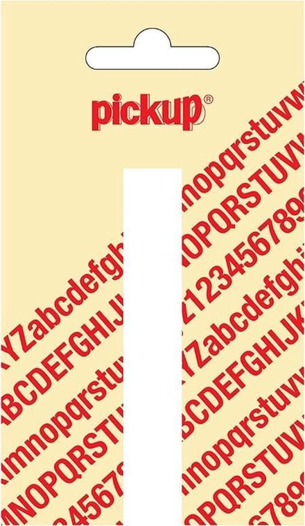 Pickup plakletter Nobel 90 mm wit I - 31012090I