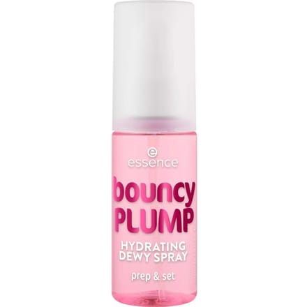 Hydraterend en voedend Essence Bouncy Plump Hydraterende Dewy Fixeerspray