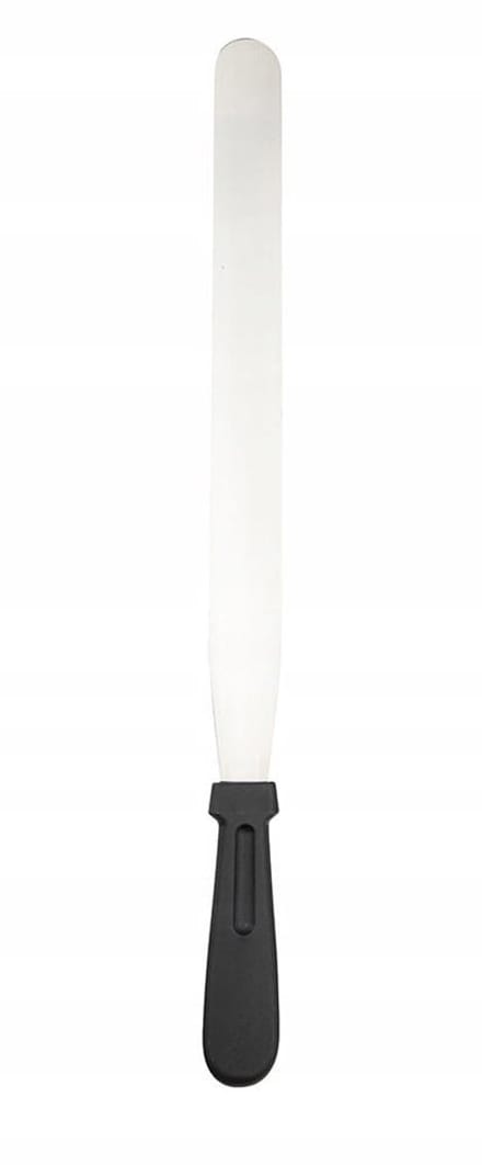 Altom - Spatuleer Spatel Voor Taart - 30cm - Zwart & Wit - Staal & Kunststof