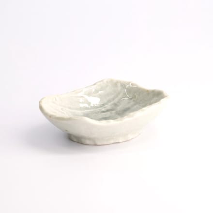 Tokyo Design Studio - Mino Craft Sauce Dish - Sausschaaltje - Wit - 60 ml - 10,5 x 9 cm