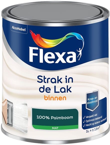 Flexa - Strak In De Lak Binnenlak Mat - 100% Palmboom - Mengverf - 1 L