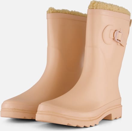 Gevoerde dames regenlaarzen roze - Maat 39 - 100% Waterdicht
